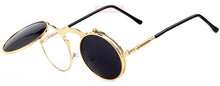 MERRY'S VINTAGE STEAMPUNK Sunglasses round Designer steam punk Metal Women Coating Sunglasses Retro CIRCLE SUN GLASSES