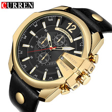 Men's Watches -CURREN Men's Sports Quartz Watch Men Top Brand Luxury Designer Watch Man Quartz Gold Clock male Fashion Relogio Masculino Date