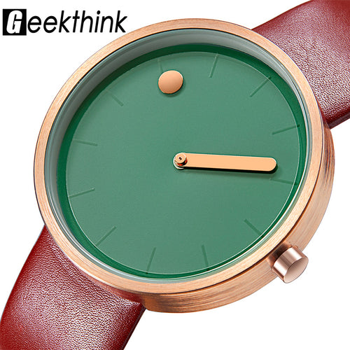Women's Watches -Top Brand Quartz Watch Women Casual Fashion JAPAN Leather Analog Wrist Watch Minimalist Designer Relogio Business Unisex gift
