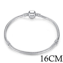 Bracelets for Women - BAMOER 5 Style Silver Color LOVE Snake Chain Bracelet & Bangle 16CM-21CM Pulseras Lobster PA1104