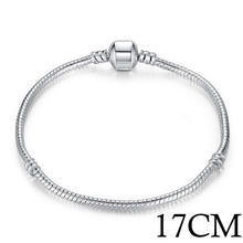 Bracelets for Women - BAMOER 5 Style Silver Color LOVE Snake Chain Bracelet & Bangle 16CM-21CM Pulseras Lobster PA1104