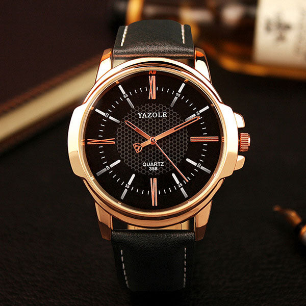 Men's Watches -Rose Gold Wrist Watch Men 2018 Top Brand Luxury Famous Male Clock Quartz Watch Golden Wristwatch Quartz-watch Relogio Masculino