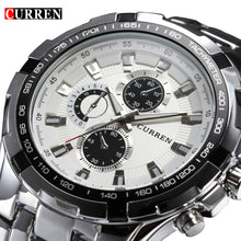 Men's Watches - 2018 Top Brand Luxury full steel Watch Men Business Casual quartz Wrist Watches Military Wristwatch waterproof Relogio SALE New