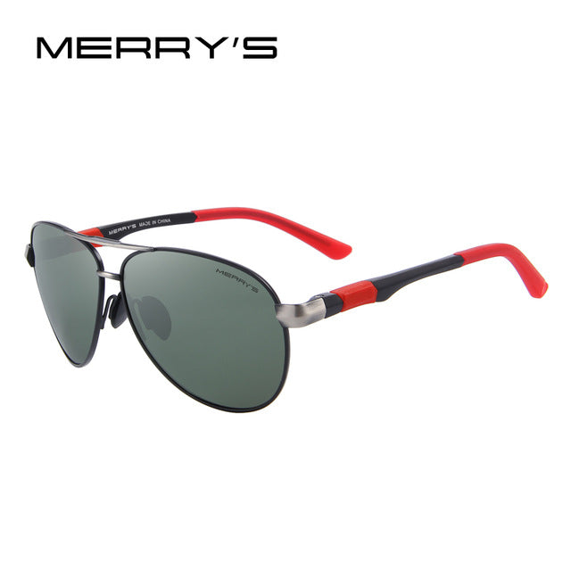 MERRY'S Men Brand Sunglasses HD Polarized Glasses Men Brand Polarized Sunglasses High quality With Original Case