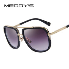 Men's Sunglasses - MERRY'S Fashion Men Sunglasses Classic Women Brand Designer Metal Square Sun glasses UV400